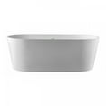 thumbnail image 2 of Mia 67 Inch Freestanding Acrylic Soaking Tub - No Faucet Drillings, 2 of 2