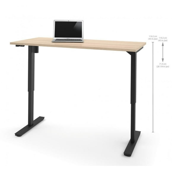 Table motorisée Bestar de 30 x 60 po à hauteur réglable