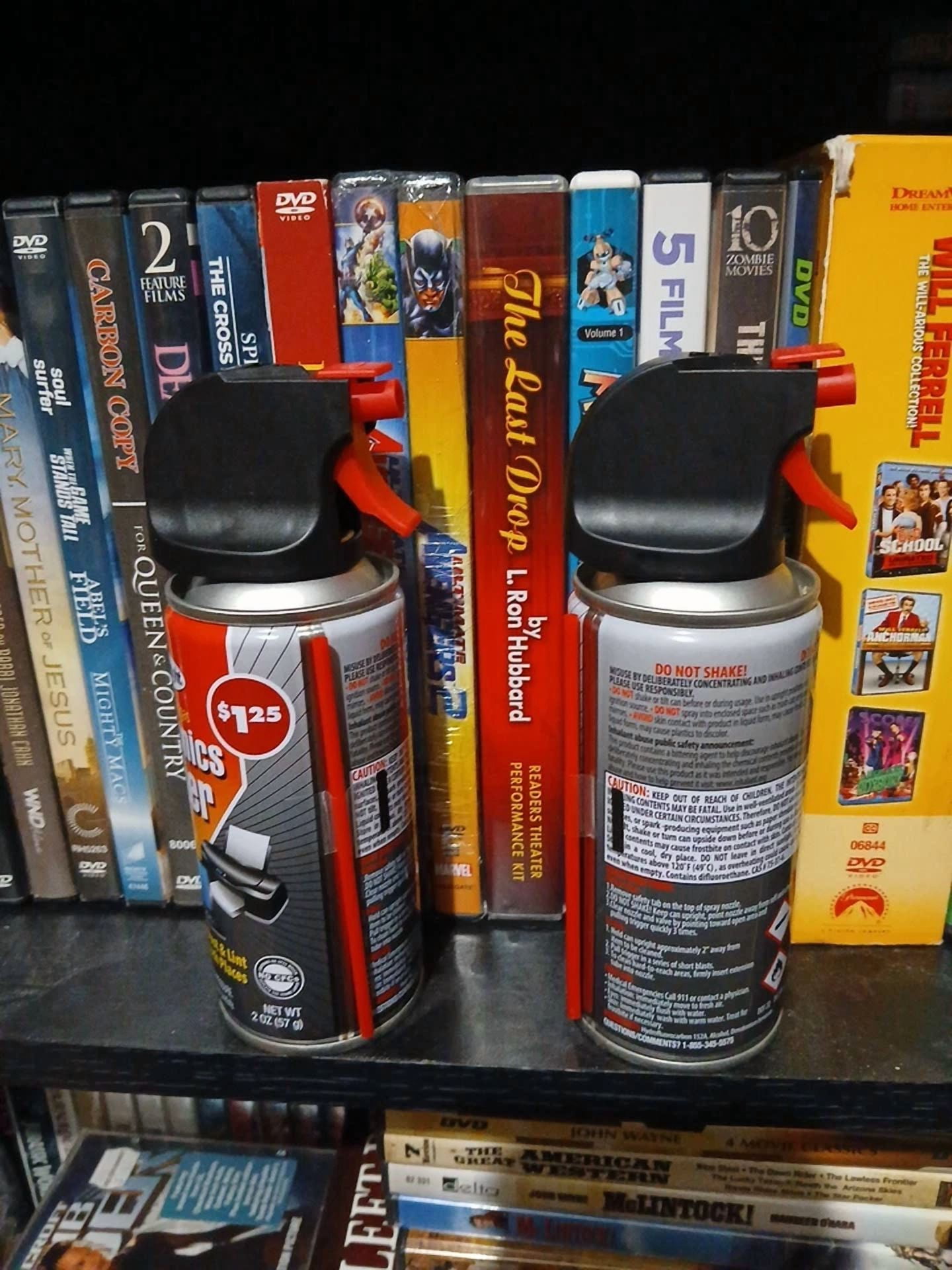 CIRCLE- 2 Cans - New Air Duster Spray Electronics 2 Oz Computer Games Systems Cleaner