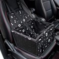 thumbnail image 2 of Bolsa transportadora para perros y gatos con asiento elevado, bolsa transportadora transpirable para mascotas, cinturón de seguridad para perros y gatos ER, 2 of 5