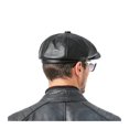 thumbnail image 5 of Hats Men Winter Genuine Leather Warm Cap Male Beret Painter Boina Cowhide Octagonal Casquette Streetwear ,Unique Design, 5 of 5