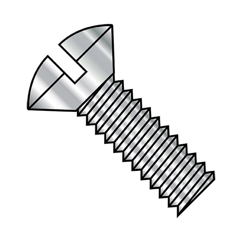 4-40X5/16 Slotted Oval Machine Screw Fully Threaded 18-8 Stainless Steel (Pack Qty 5,000) BC-0405MSO188