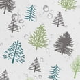 thumbnail image 5 of Snowflake Shower Curtain Christmas Winter Holiday Shower Curtains White Waterproof Bathroom Decor Polyester Fabric Curtain Sets with 12 Hooks, 60x72 Inch, 5 of 6