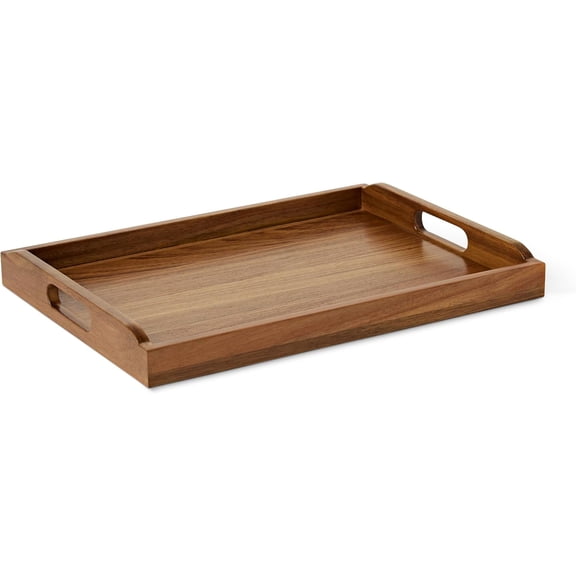 Wooden Serving Tray, Acacia Wood, 17 x 12 in.