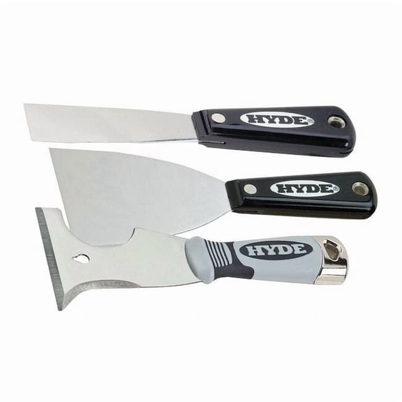 Hyde Putty Knife/Painters Tool Set, 3 Pc., Standards: ANSI 48911