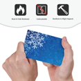 thumbnail image 3 of Fuzoiu Blue Christmas With Snowflakes Print Single Duplex Outlet Cover Plate, Light Switch Cover, for Receptacle Light Switch, Switch Cover Decorative Wallplate-Style V, 3 of 5