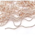thumbnail image 4 of HUGFEGWE 5Yard High Density 4mm Rhinestone Cup Chain Sew On Glue On DIY Trimming-Crystal Rhinestones for Crafts-Rhinestones for Sewing-Rhinestone Close Chain-Rhinestone Chain for Jewelry Making, 4 of 5