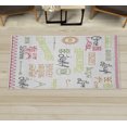 thumbnail image 1 of Adventure Decorative Rug, Various Words on Happiness and Self Value Uplifting Phrases Being Who You Are, Quality Carpet for Bedroom Dorm and Living Room, 6 Sizes, Pale Green, by Ambesonne, 1 of 1