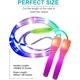 thumbnail image 2 of Paquete de 2 cuerdas de saltar con luz LED de longitud ajustable y cuerda de saltar de velocidad con tres modos de luz,11 Feliz Sencillez, 2 of 4