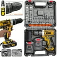 thumbnail image 2 of 21V Rechargeable Multifunctional Electric Drill - Lithium Battery, Impact Pistol Drill & Screwdriver - for DIY/Home Projects & Jewelry Making, 2 of 14