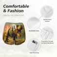 thumbnail image 4 of Balery Realistic Style Forest Dinosaur Pantalones cortos deportivos para mujer con forro y dos bolsillos, elásticos, para entrenamiento, gimnasio, yoga-X-Large, 4 of 7