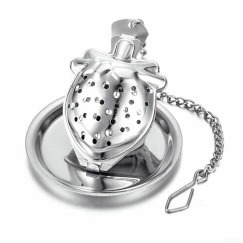 1pc Tea Infuser Leaf Strainer Filter Diffuser Herbal Spice Stainless Steel 