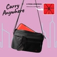 thumbnail image 5 of Knirps X4U My Clever Companion– 90cm Diameter Windproof Manual Open/Close Umbrella, Small and Compact Design for Travel and All Weather Protection, with Retractable Feature and Travel Case, Cherry, 5 of 8