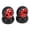 Red, variant on YAHHU 4Pcs 1/28 Scale RC Car Aluminum Alloy Drift Tires and Rims Set for Wltoys K989, Upgrade Replacement Parts, 1.0 inches / 25.4 mm Diameter, Gold