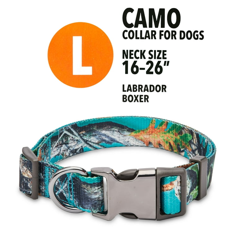 Teal camo 2025 dog collar
