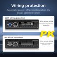 thumbnail image 4 of 1 DIN Car Universal Stereo CD/DVD Player Bluetooth FM/RDS/AM Radio App MP3 USB × 1-, 4 of 4