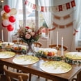 thumbnail image 5 of Yellow Eucalyptus Leaves Round 15 Inch Placemats Set of 2, Spring Floral Summer Botanical HeatResistant Non Slip Place Mats for Dining Table, Wipeable Braided Kitchen Table Mats for Housewarming, 5 of 9