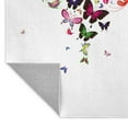 thumbnail image 5 of CafePress - Heart Of Butterflies Area Rug - 3'x5' Decorative Area Rug, Fabric Throw Rug, 5 of 5