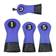 thumbnail image 1 of Juego de 4 Fundas de Madera para Palos de Golf Strade Fareast Limited Azul, 1 of 8