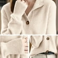 thumbnail image 4 of Fengactive Women's Knitted Cardigan Sweaters Vintage Button Front Long Sleeve Cardigan Shirts, 4 of 8