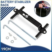 OEMASSIVE 19cm Car Adjustable Crossbar Storage Battery Hold Down Holder Bracket Rack Universal 7.5''