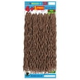 thumbnail image 2 of QueenB Braid New Locs 18” 4X Value Pack Pre-Looped Crochet Hair – Color #1B, 2 of 4