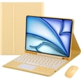 thumbnail image 1 of Funda con teclado táctil para iPad Air de 11 pulgadas M3 (2025) / M2 (2024), iPad Air 5ta (2022) / Air 4ta generación (2020) de 10,9 pulgadas, con mouse - Teclado Bluetooth táctil magnéticamente, 1 of 8