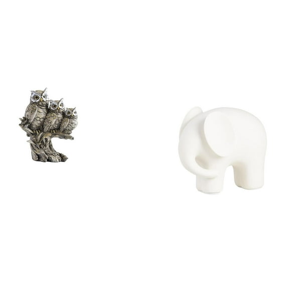 Figuras de búho,Figuras de búho,animales artificiales,artesanías,decoración del hogar,Figura en miniatura de búho moderno para dormitorio,Figura de elefante,Estatua de elefante,figura