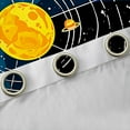 thumbnail image 4 of Manfei Galaxy Planet Black Out Curtains,Solar System Curtains Pack of 2 (42x63 Each),Outer Space Theme Bedroom Curtains For Boys Kids,Ultra Soft Home Decor, 4 of 6