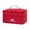 Red, variant on Red Large First Aid Bag, Double-Layer Medicine Storage Organizer with Handle, Portable Medical Kit for Travel, Family & Outdoor Activities, 1PC