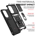thumbnail image 4 of FIEWESEY for Samsung Galaxy A57 5G Case Built-in Slide Camera Cover & Kickstand Heavy Duty Protection Shockproof Phone Case for Samsung Galaxy A57 5G 6.7 inch ,Black, 4 of 8