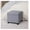 Grey With Rollers, variant on 17.5 Inch Square Storage Ottoman with Wheels, Modern Linen Upholstered Footrest Stool & Coffee Table with Top Lid, Rolling Footstool for Living Room & Bedroom, Grey
