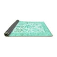 thumbnail image 2 of Ahgly Company Indoor Rectangle Persian Turquoise Blue Traditional Area Rugs, 7' x 10', 2 of 4