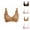 Khaki, variant on Super Firming Leopard Print Jelly Bra Wirefree Comfortable Adjustable Straps V Push Up Seamless Support Everyday Wear