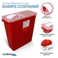 thumbnail image 4 of Sharps Container Oakridge Products, 11,4 L (paquete de 1), tapa giratoria, 4 of 6