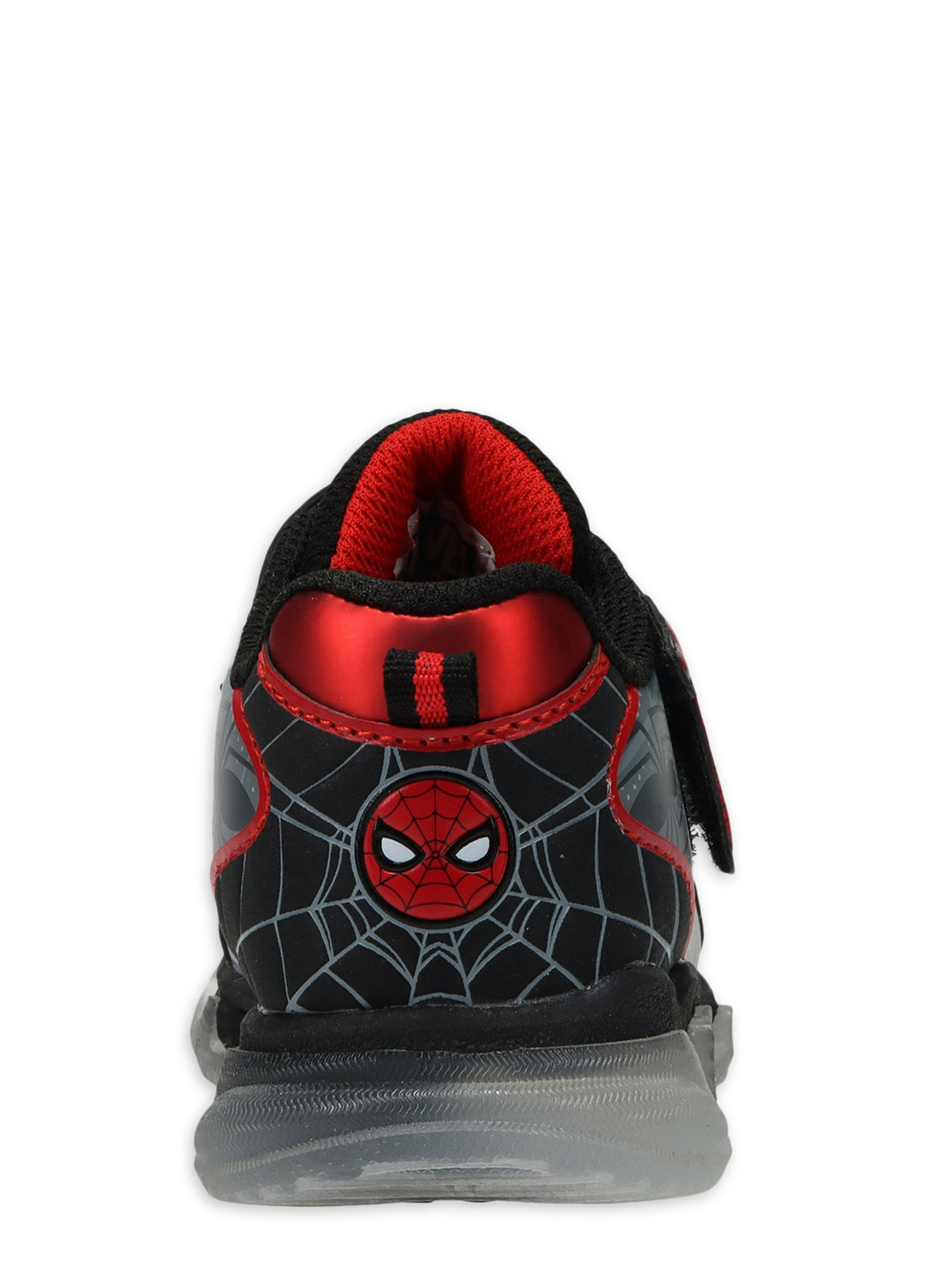 Spider-Man by Marvel Boys Toddler Athletic Light-up Silver Sneaker ...
