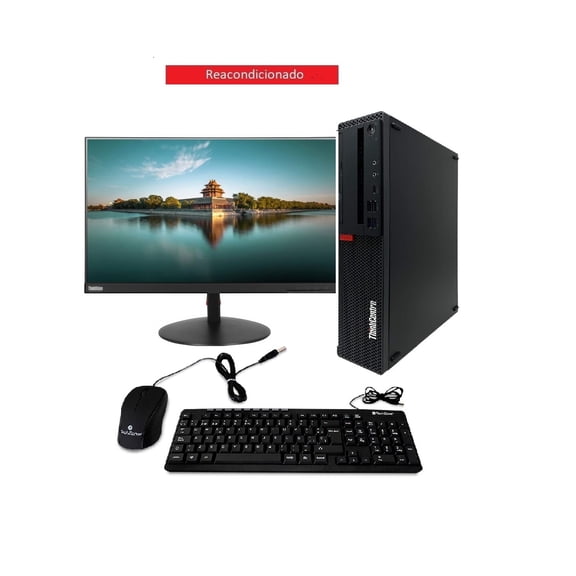 PC Lenovo M900 SFF- CORE I5 6TA- 16GB RAM- 256GB SSD- Monitor 22"- Reacondicionado.