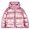 Red, variant on Lanbubble Girls Shiny Puffer Jacket Hooded Winter Coat Warm Outerwear for Kids 7-14Y