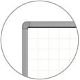 thumbnail image 3 of Luxor 72” x 40” Mobile Magnetic Double-Sided Ghost Grid Whiteboard - White, 3 of 7