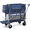 Blue, variant on 55" Heavy Duty Double-Layer Wagon with Brakes, 560lbs Capacity Double Decker Wagon, 650l Extra Large Collapsible Utility Cart, 7"X4" All-Terrain Wheels for Camping, Sports & Fishing, Blue