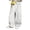 White, variant on Girls' Wide Leg Twill Pants Elastic Waist Pull-On Relaxed Straight Fit Side Seam Front Pocket Casual School Outdoor Daily Wear