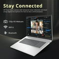 thumbnail image 2 of HP 17.3" FHD Laptop for Business and Students - with Office Lifetime License 2024, AMD Ryzen 5 7430U, Wi-Fi 6, Windows 11 Pro (32GB RAM | 2TB SSD), 2 of 7