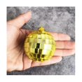 thumbnail image 2 of Newway12-piece Mirror Disco Ball Decoration, Party Or Dj Lighting Effects, , Stage Props (2 Inches, Gold), 2 of 5