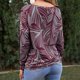 thumbnail image 5 of Blusa de manga larga informal con estampado de cuello redondo para mujer Fridja ghj987+4144, 5 of 8