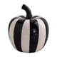 thumbnail image 1 of Figura de fruta de cerámica con pisapapeles de rayas blancas y negras, estatua artística decorativa Manzana 20x17cm, 1 of 9