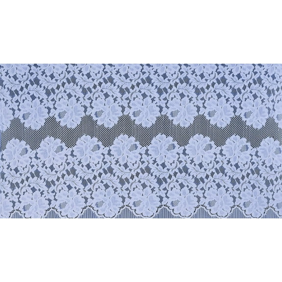 Zelouf 1.5 Yd Panel Sevdaliza Corded Lace , Sewing, DIY, Crafts Fabric by the Yard, 414 Skyway, 3 Yard