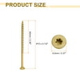thumbnail image 2 of Uxcell 25pcs Deck Screws #10 x 3-1/2" Torx Exterior Wood Screws with T25 Drive Bit, 2 of 7