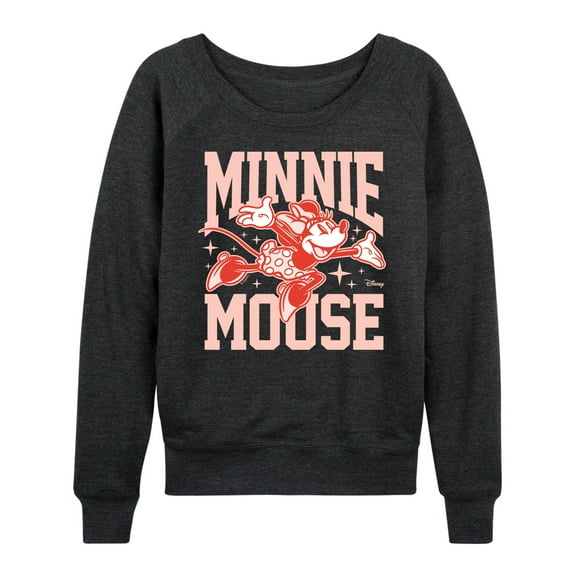 Disney - Minnie Arms Up - Women's Lightweight French Terry Long Sleeve Shirt