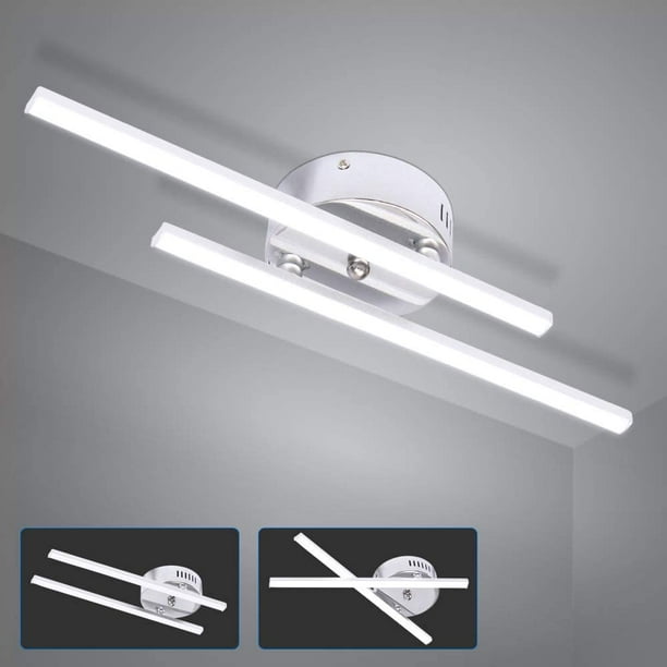 Led Ceiling Light 14w Modern Parallel Strip Design Chandelier Lamp With 2 Pieces For Living Room Bedroom Dining Cold White Lights Com Led Ceiling Light 14w Modern Parallel, Led Light Strip Chandelier