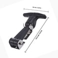 thumbnail image 2 of FUTUREORYY 1Pack Latches for Tool Boxes T Handle Black Stainless Steel for Home Use, 2 of 8